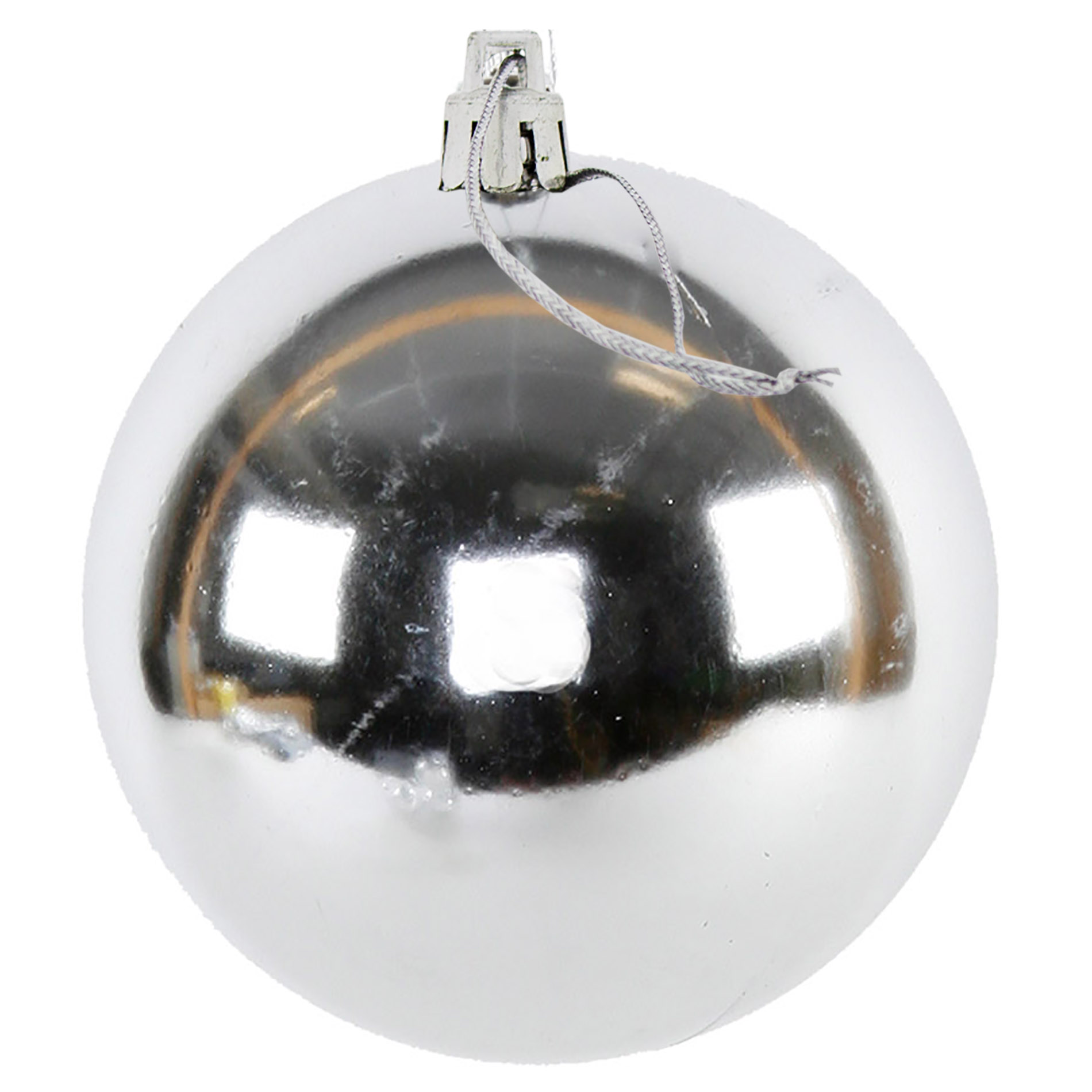 XL Weihnachtskugeln aus Kunststoff - Ø 10-15 cm - Gold oder Silber - Outdoor - EXTRA ROBUST