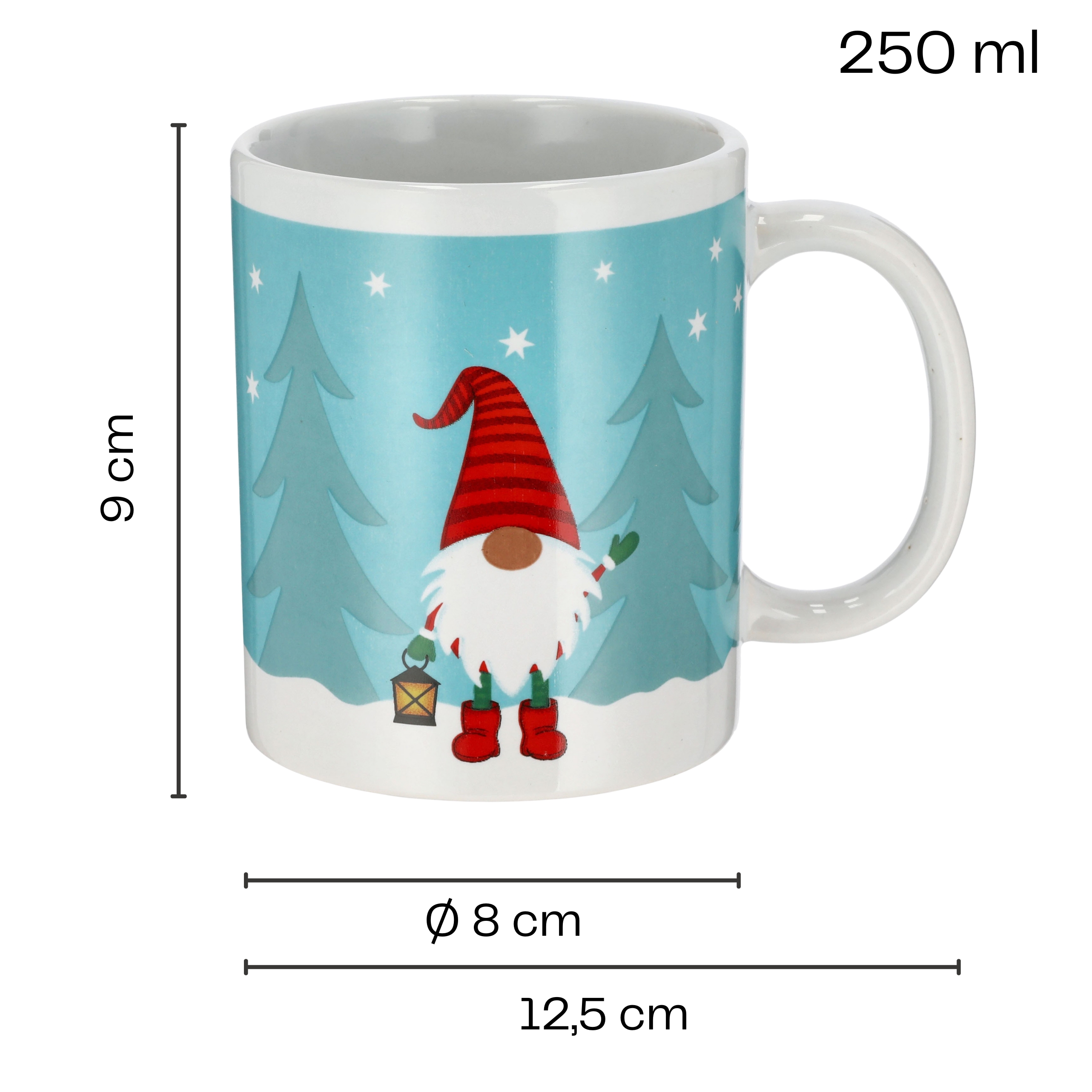 Weihnachtstasse Wichtel 250 ml