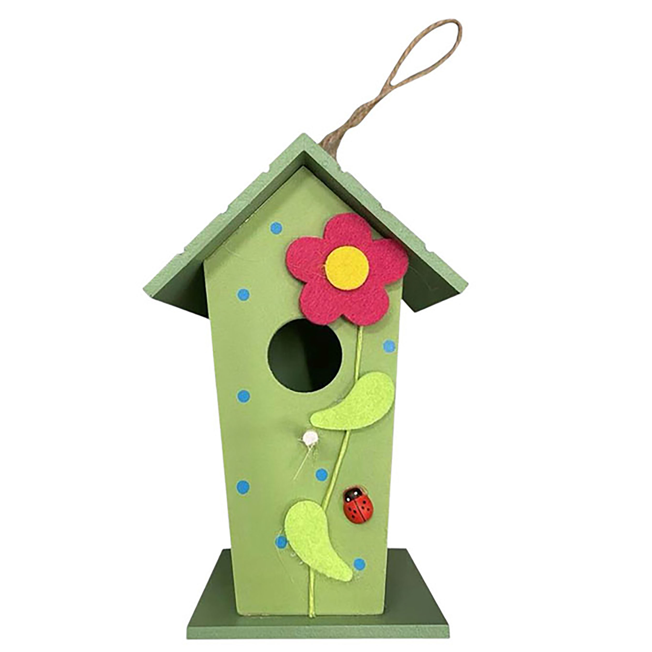Vogelhaus Nistkasten "Summer Edition" - Brutkasten aus Holz  - 19 x 9 x 9 cm