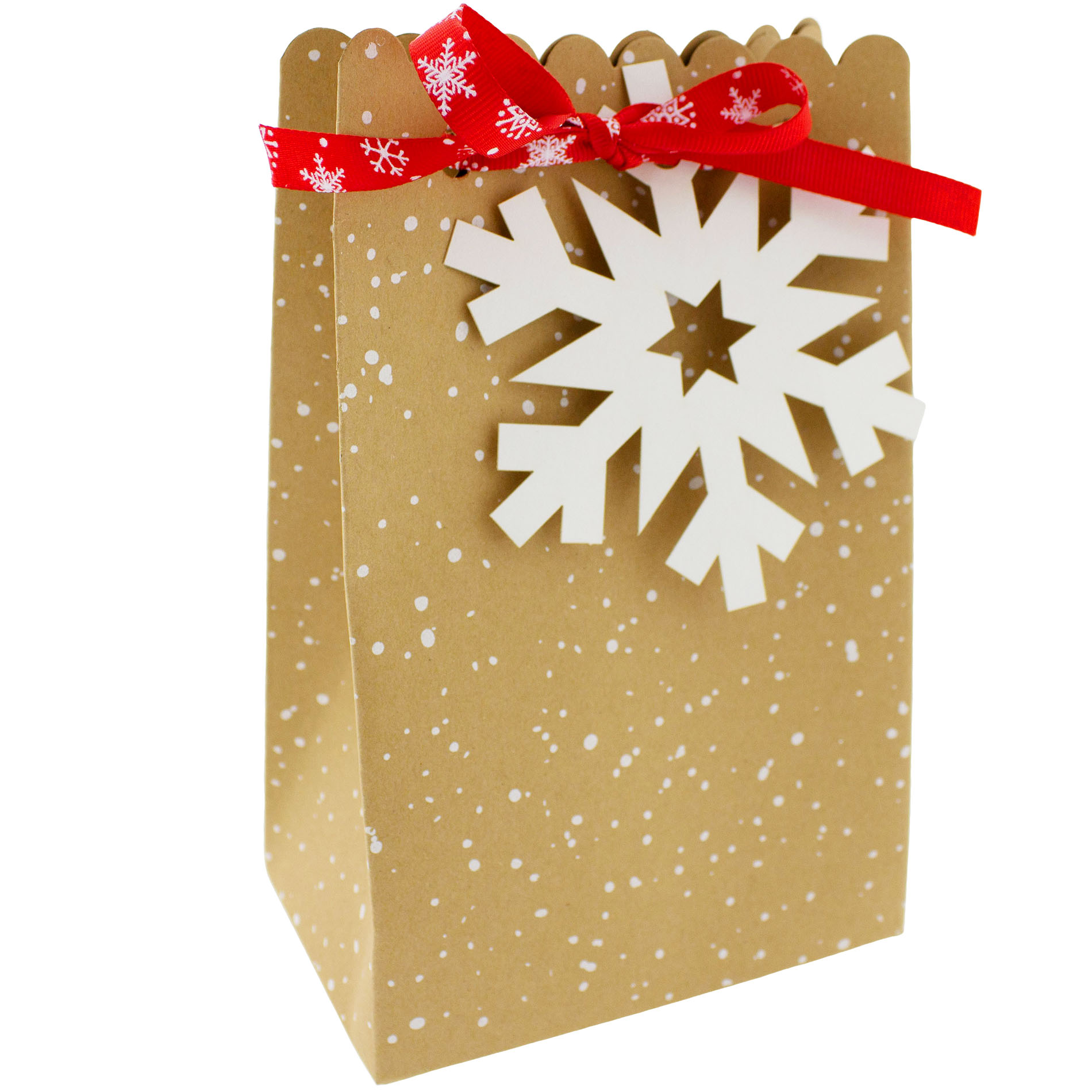 Adventskalender zum Befüllen aus Papiertüten 18 x 11,5 cm