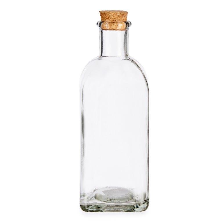 Flaschen aus Glas mit Stöpsel aus Kork