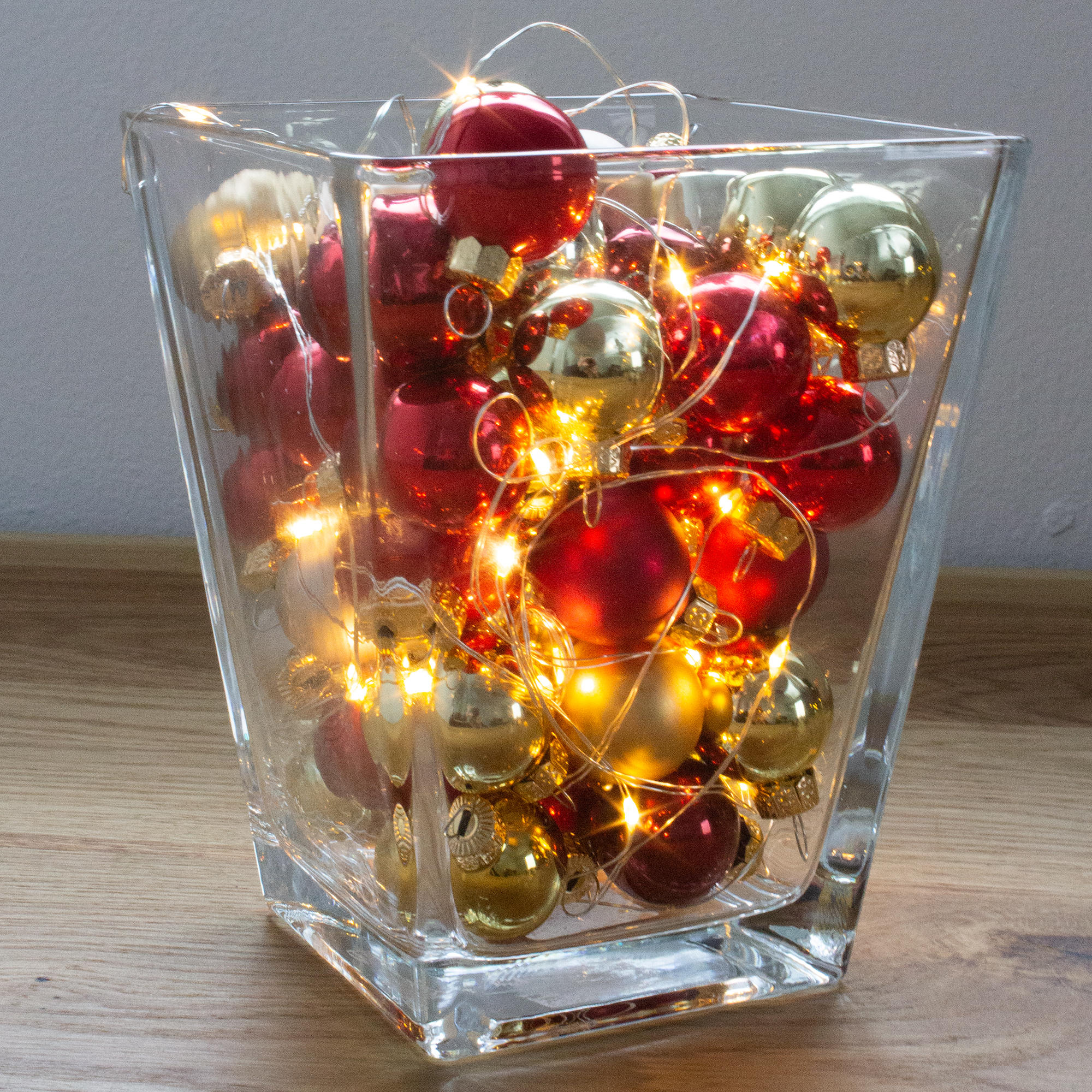Windlicht mit Gravur für die Hochzeit H 14 cm