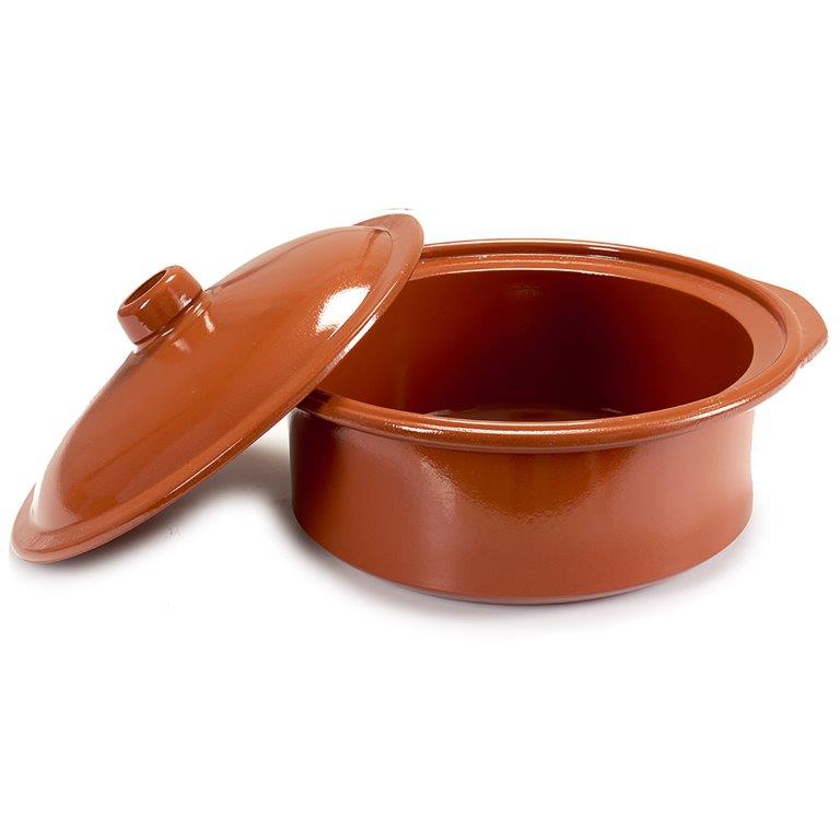 Tontopf Cocotte mit Deckel - ofenfest und hitzebeständig - verschiedene Größen