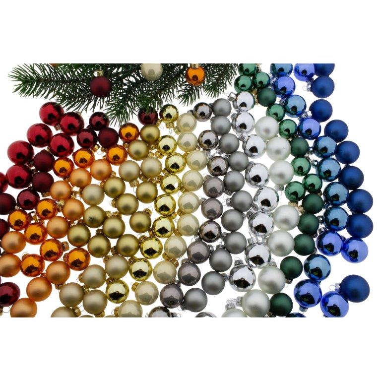 Kleine Baumkugeln aus Glas 25 mm oder 30 mm