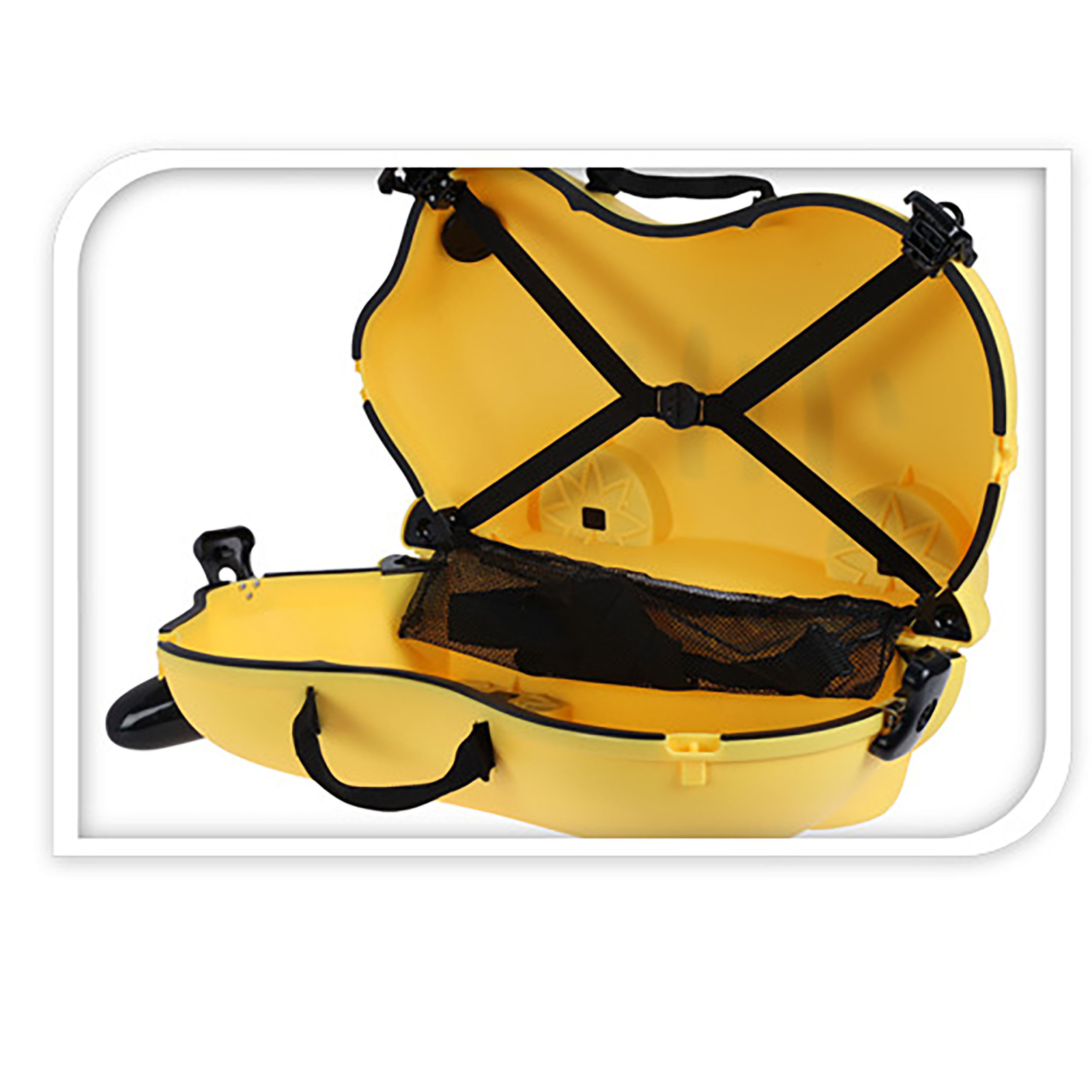 Kinder-Sitz-Koffer zum Draufsitzen und Ziehen 52 x 21 x 32 cm