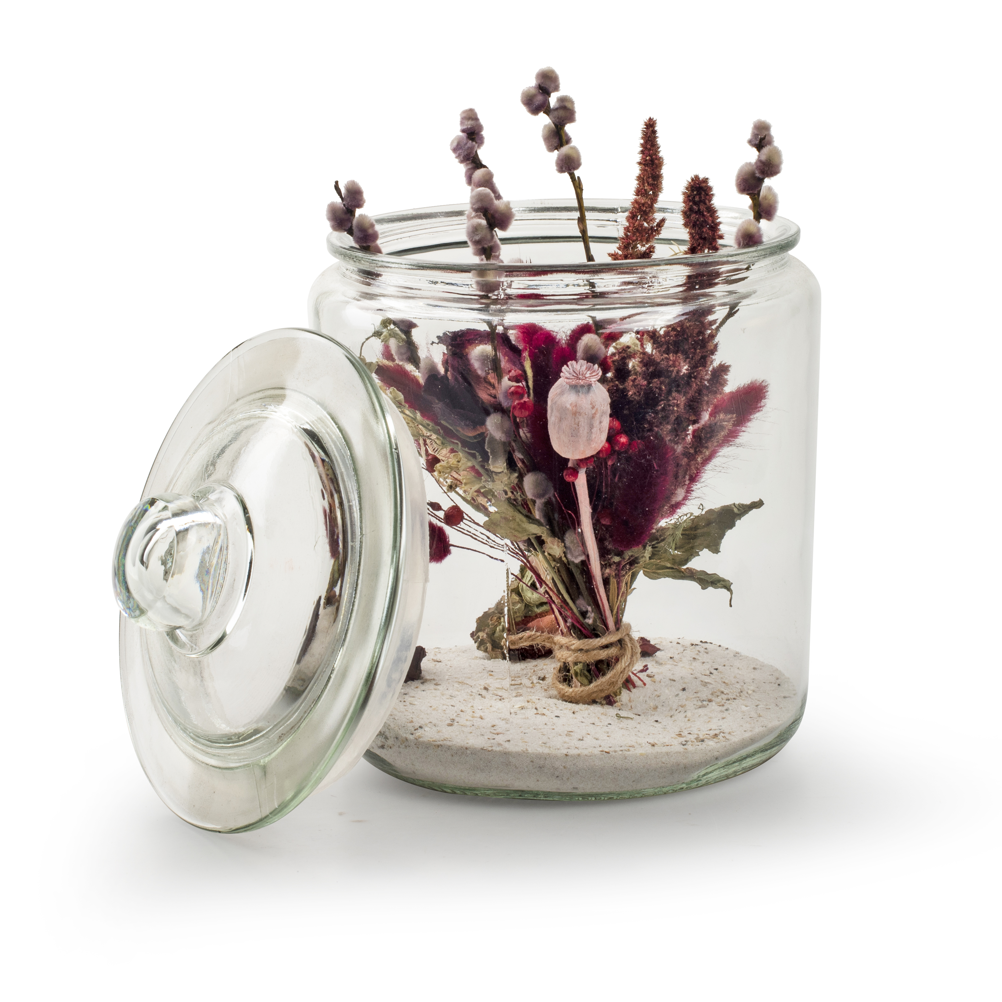 Bonbonglas "Cookie" mit stilvollem Glasdeckel