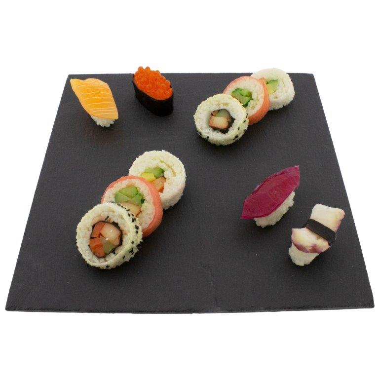 6 x Schieferplatten in verschiedenen Längen und Formen