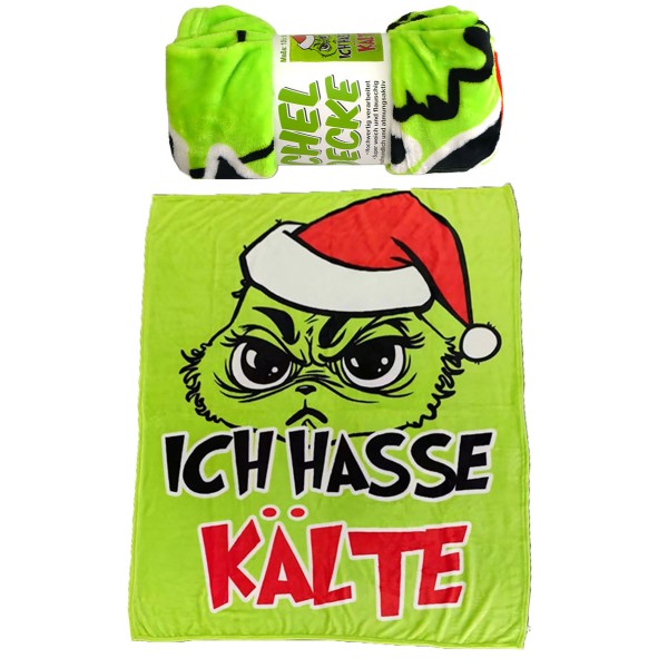 Kuscheldecke "Festtags-Muffel" 130 x 160 cm - 2 Modelle